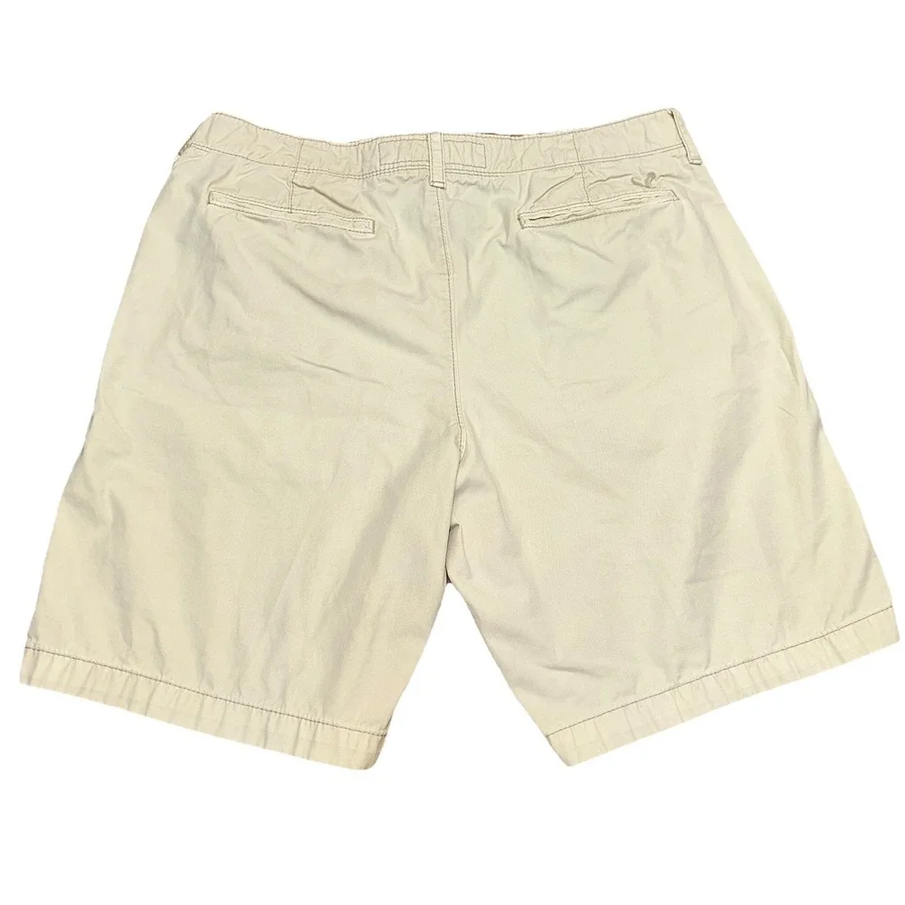 American Eagle Prep Khaki Flat Front Cotton Classic 9